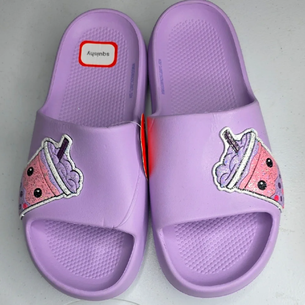 Wonder Nation Purple Kids Slippers